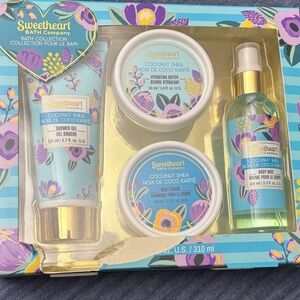 Coconut Shea Bath Collection - Blue and Purple